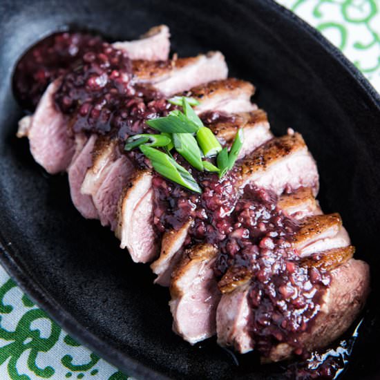 Duck with Raspberry Sauce