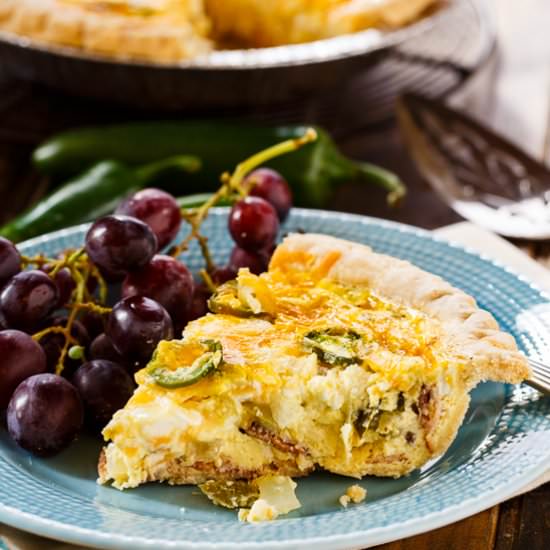 Jalapeno Popper Quiche