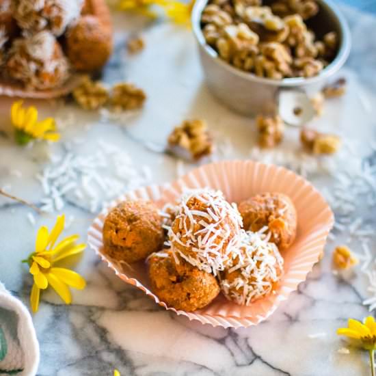Carrot Cake Batter Bites