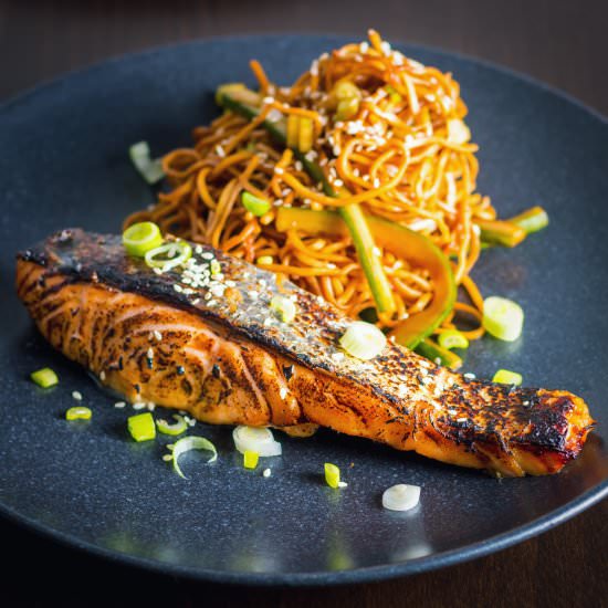 Quick Korean Salmon