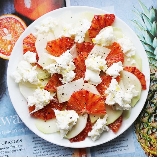 Kohlrabi & Blood Orange Salad