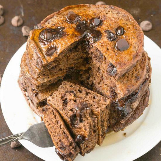Low Carb Chocolate Pancakes