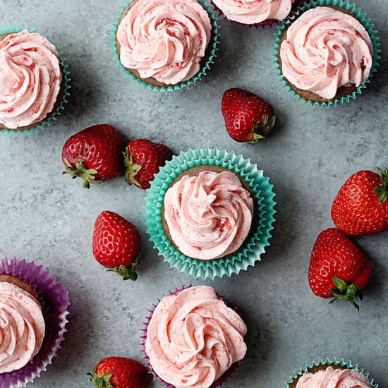 Strawberry Cupcakes