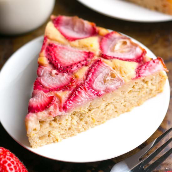 Simple Strawberry Lemon Cake