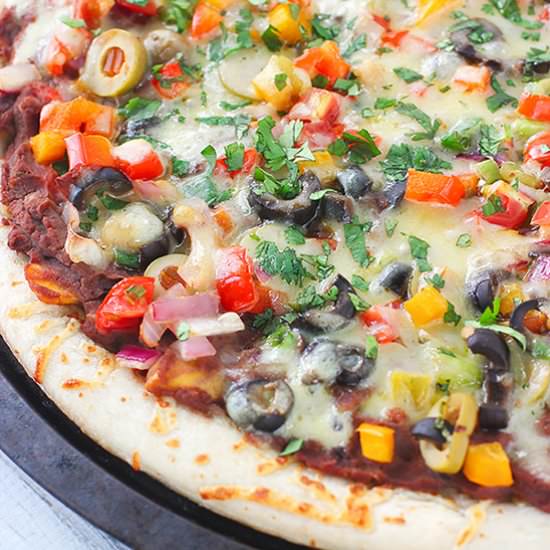 Vegetarian Mexican Pizza