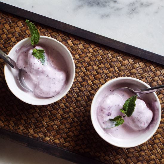 homemade frozen yogurt