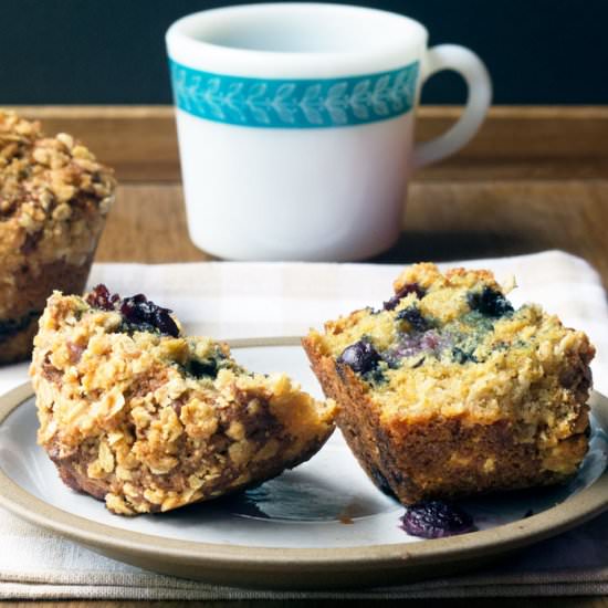 Blueberry Streusel Muffins