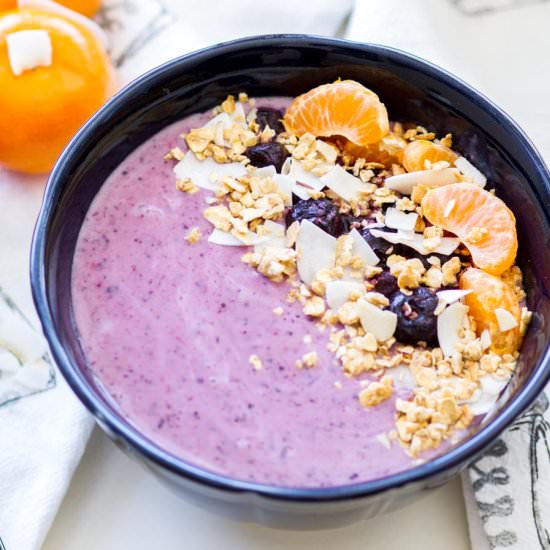Blueberry Orange Coconut Bowl