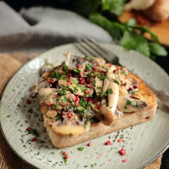 Mushrooms on Toast
