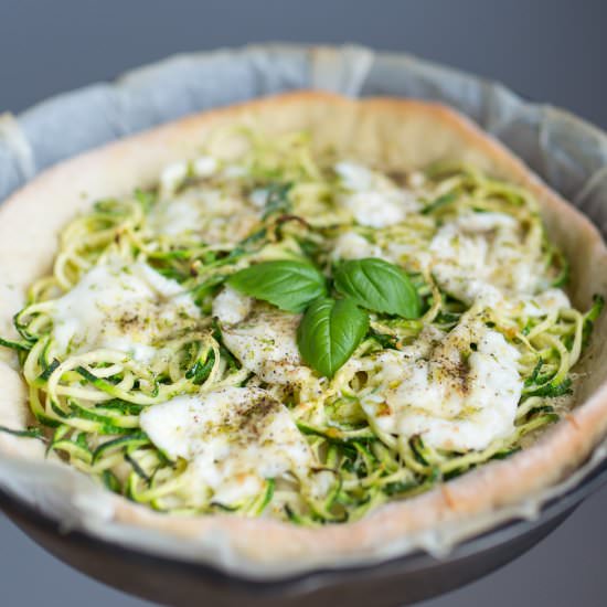 Vegetarian Zucchini Pizza