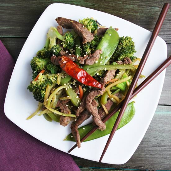 Beef & Vegetable Stir Fry