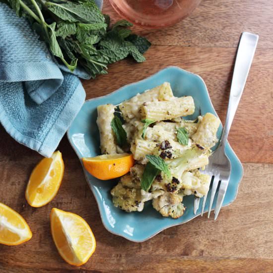 Hummus Mac and Cheese with Zaatar