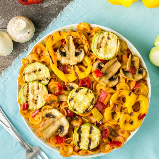 Zucchini Mushroom Pasta
