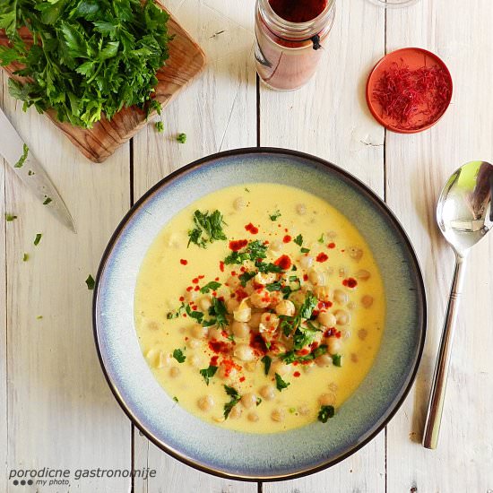Chickpea Stew with Saffron