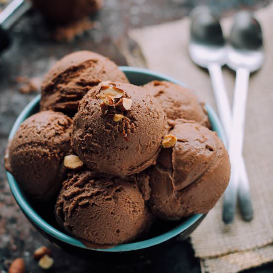 Avocado Chocolate Sorbet