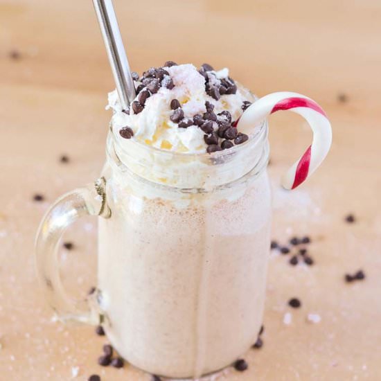 Peppermint Chocolate Chip Milkshake