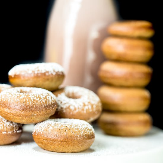Mini Chocolate Breakfast Donuts