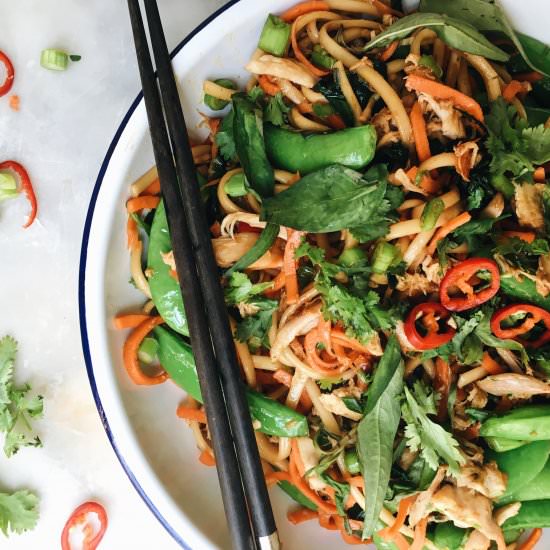 Roast Chicken Noodles