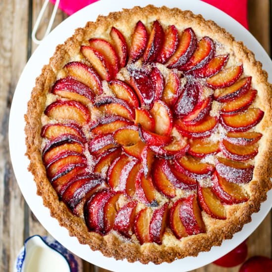 Plum and Almond Tart