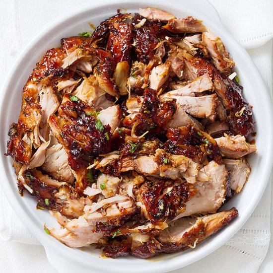 Honey Glazed Turkey Thighs