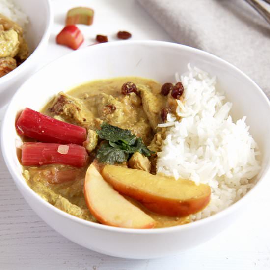 Rhubarb Chicken Curry