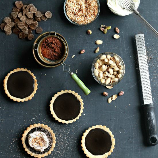 Mini Chocolate Cream Tarts