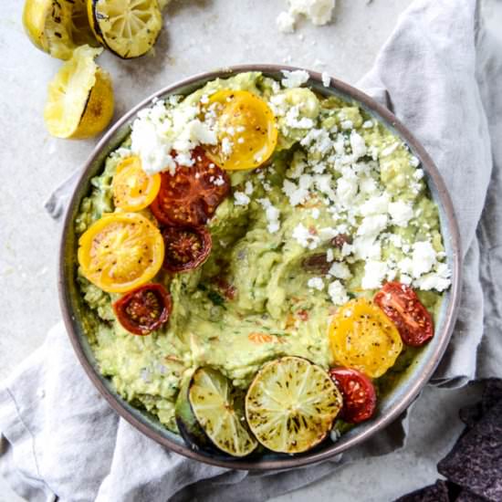 Roasted Tomato and Lime Guacamole