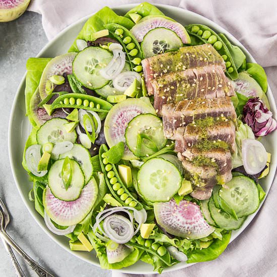 Ahi Tuna Spring Salad