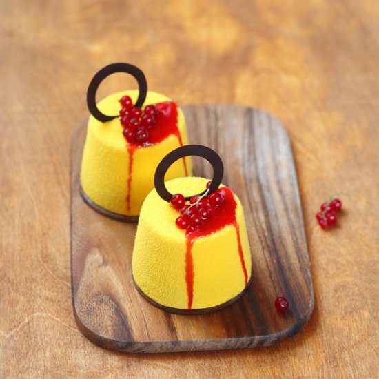 Manjari Orange Mousse Cakes