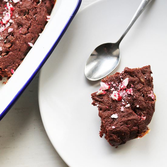 Candy Cane Brownies