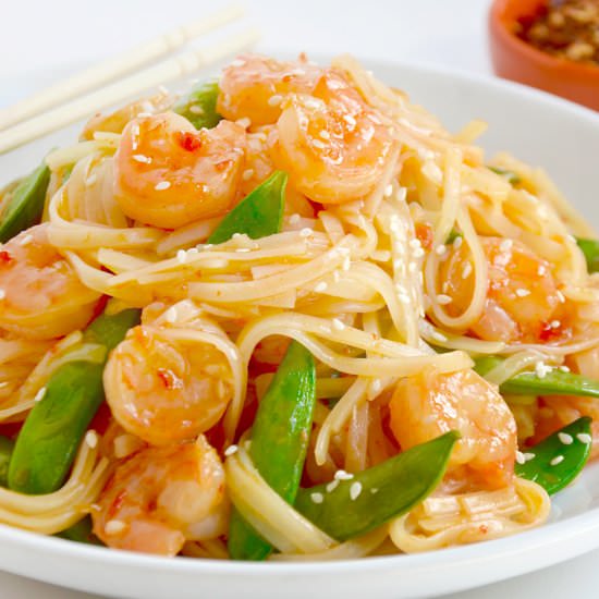 Sweet and Sour Shrimp Stir-Fry