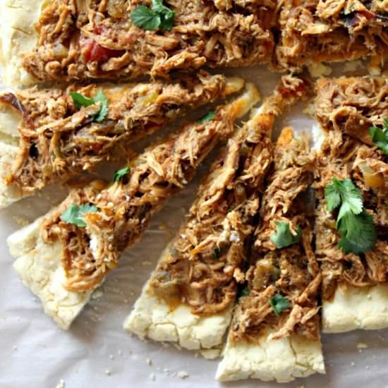 Pulled Chicken Pizza (GF, Paleo, DF)