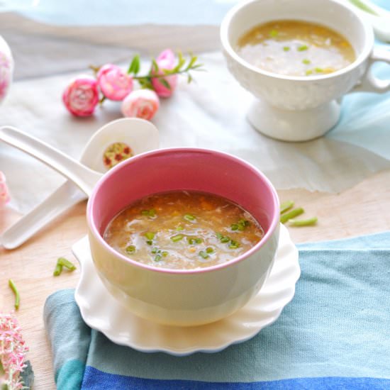 Sweet Corn Chicken Soup