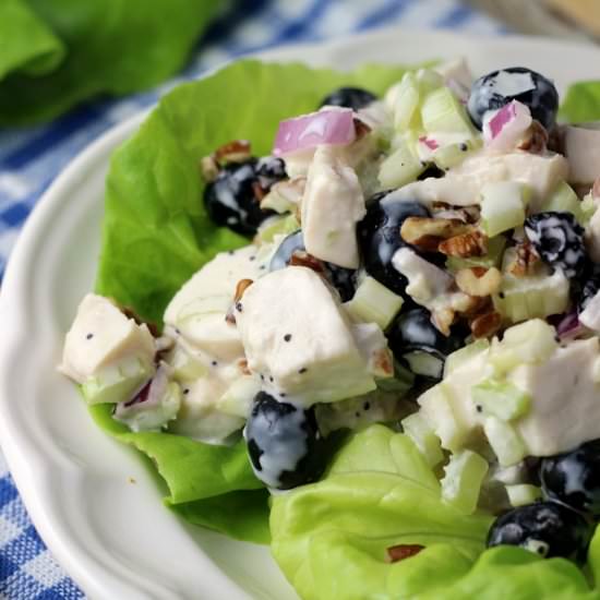Blueberry Pecan Chicken Salad