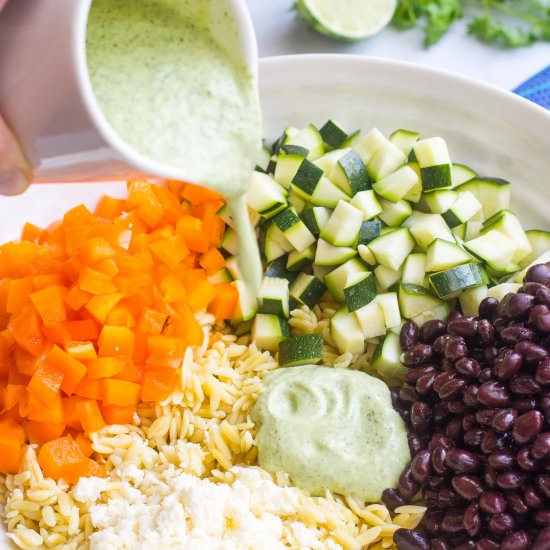 Southwestern Orzo Salad