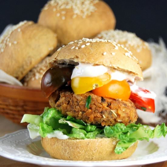 All Whole Wheat Burger Buns