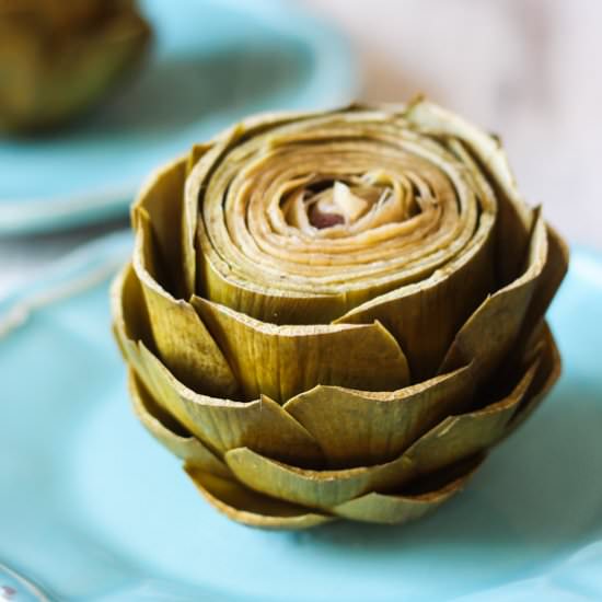 Perfectly Steamed Artichokes