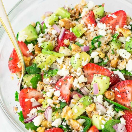 Strawberry Farro Salad
