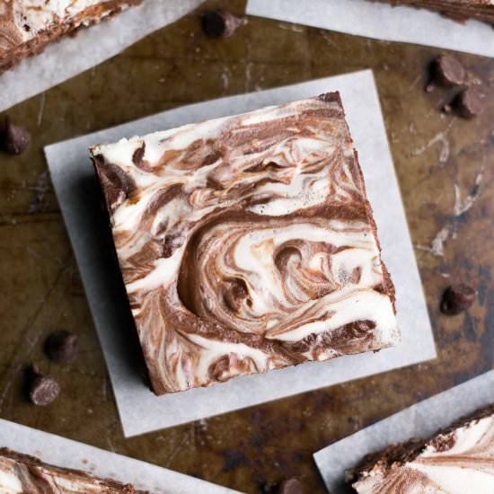 Fudgy Cheesecake Brownies