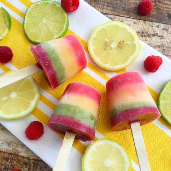 Rainbow Party Ice Pops