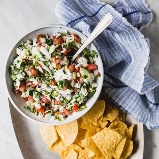 Pico De Gallo with Cabbage