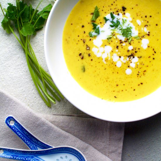 Coconut Red Lentil Soup