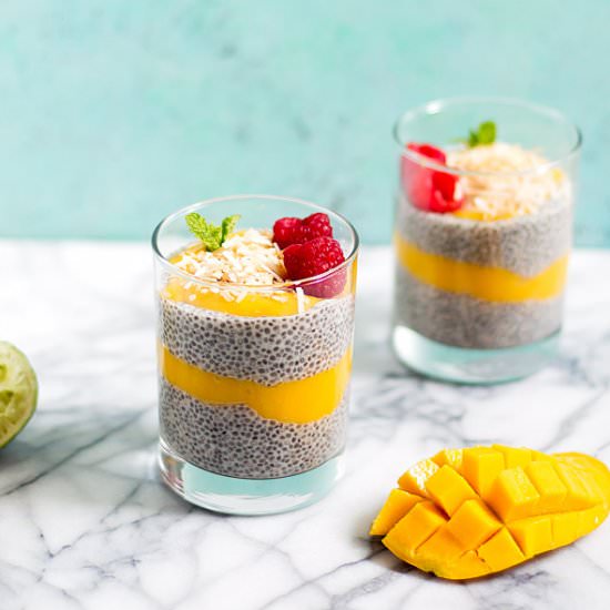 Mango Chia Pudding