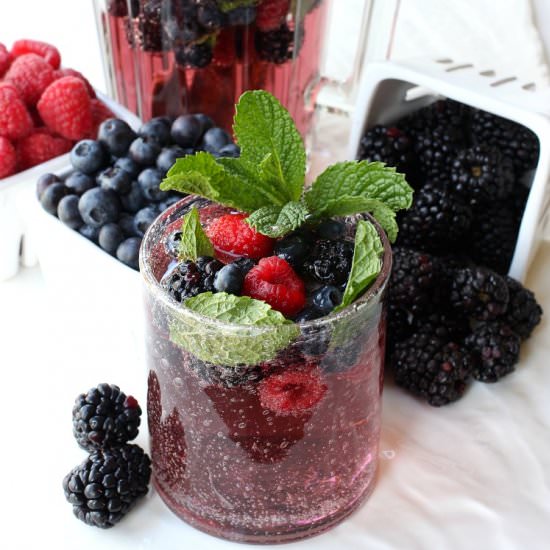 Blackberry Vodka Punch