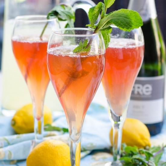 Pomegranate Lemon Sparkler