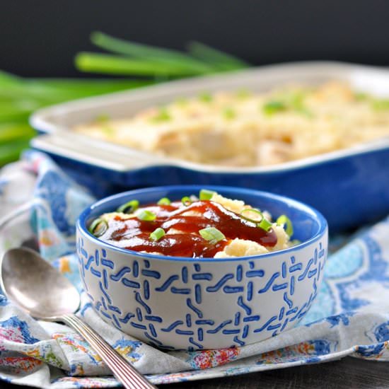 Skinny Chicken and Grits Casserole