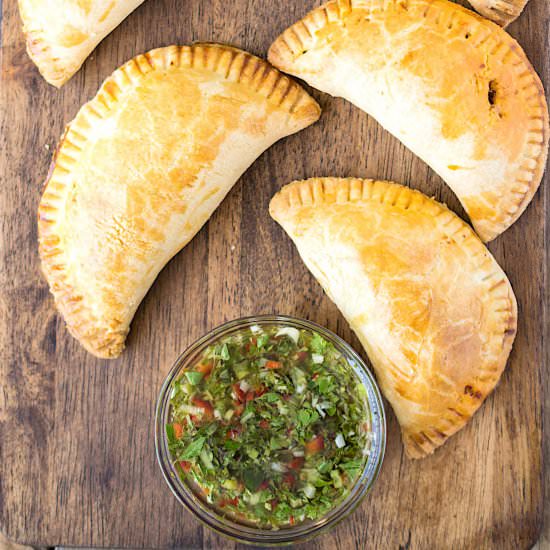 Beef & mushroom empanadas