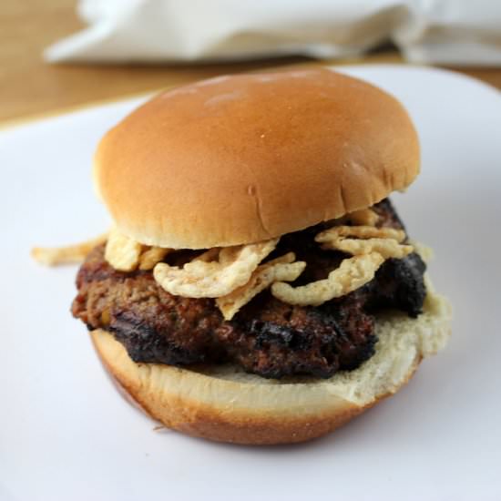 Grilled Ranchero Onion Burgers