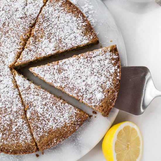 GF Lemon Poppyseed Cake
