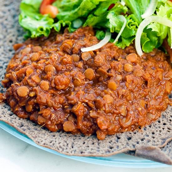 Yemisir Wot (Berbere Lentils)